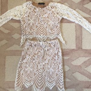 NWT for love and lemons guava set